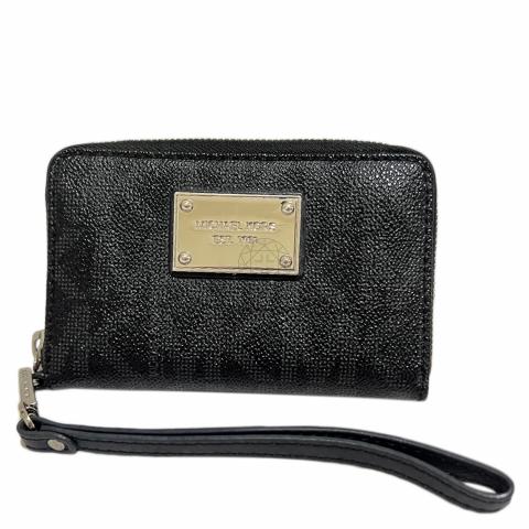 Michael kors zip sale around wallet sale